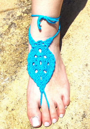 Sandales pieds nus en crochet – Image 4
